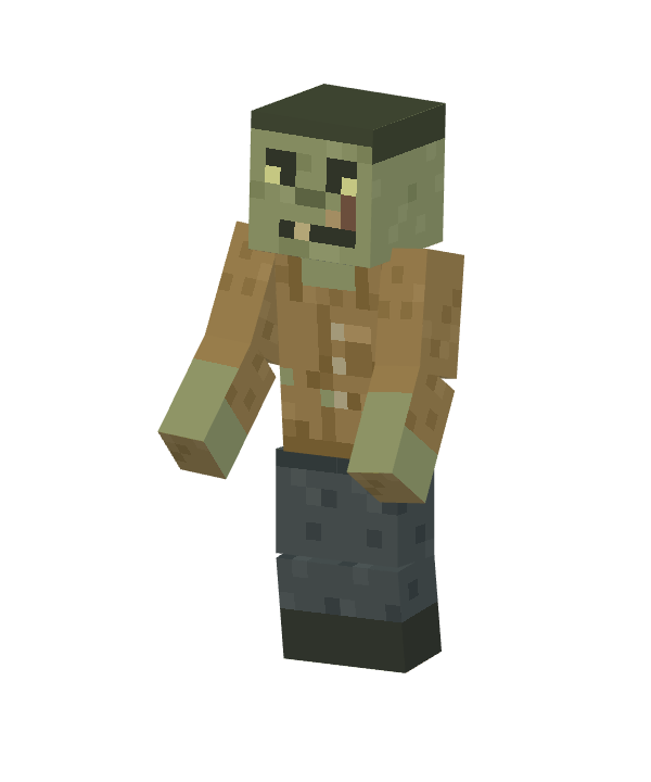 Skoczek zombie — model z gry